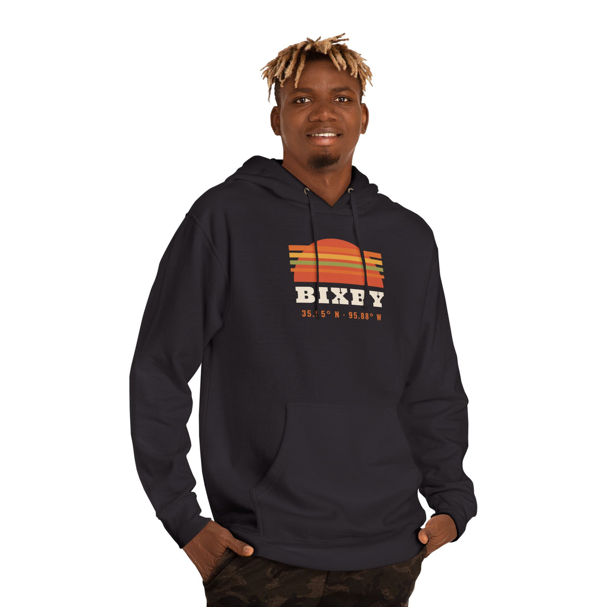 Retro Sunset Coordinates Hoodie