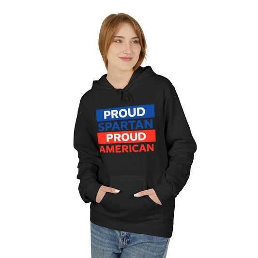 Proud Spartan Proud American Gildan Hoodie