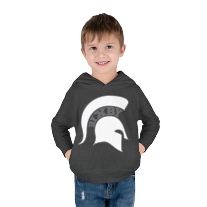 Bixby Spartans White Logo Toddler Rabbit Skins Hoodie
