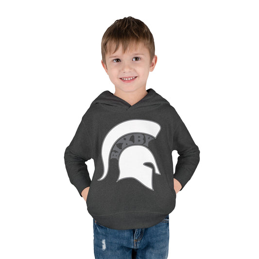 Bixby Spartans White Logo Toddler Rabbit Skins Hoodie