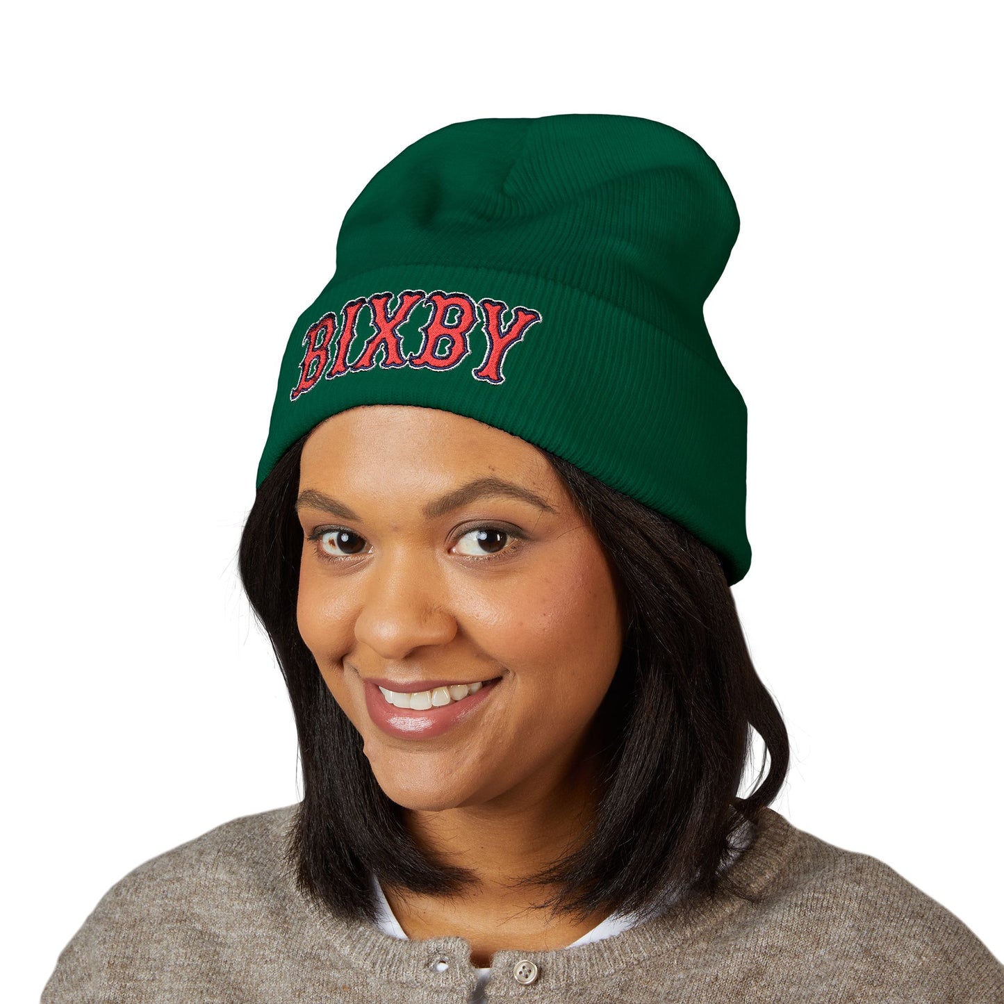 Bixby Embroidered Cuffed Cozy Beanie