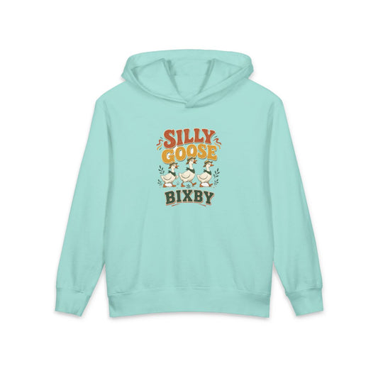 Silly Goose Youth Hoodie in Chalky Mint