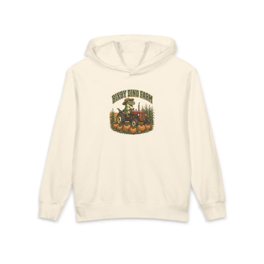 Bixby Dino Farm Youth Hoodie in Ivory