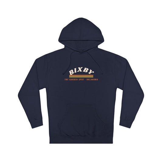 Bixby Retro Arch Hoodie in Classic Navy