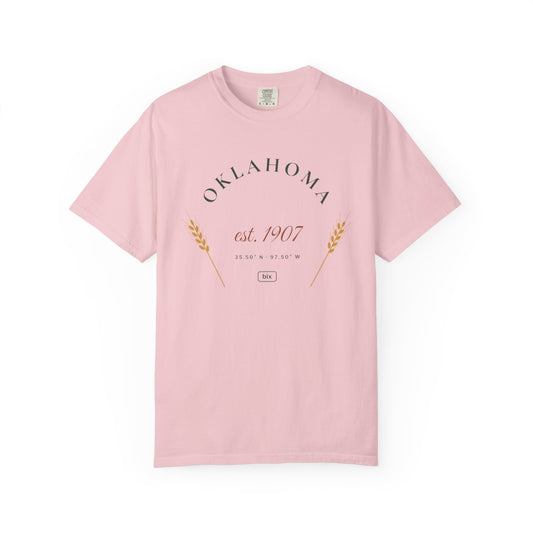 Oklahoma Est. 1907 Tee | Comfort Colors in Blossom