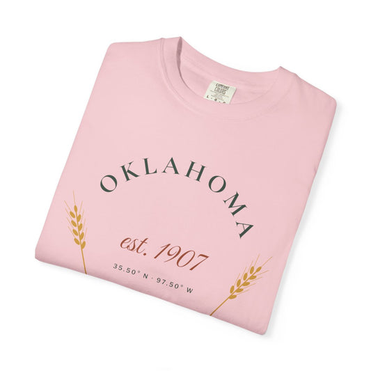 Oklahoma Est. 1907 Tee | Comfort Colors in Blossom
