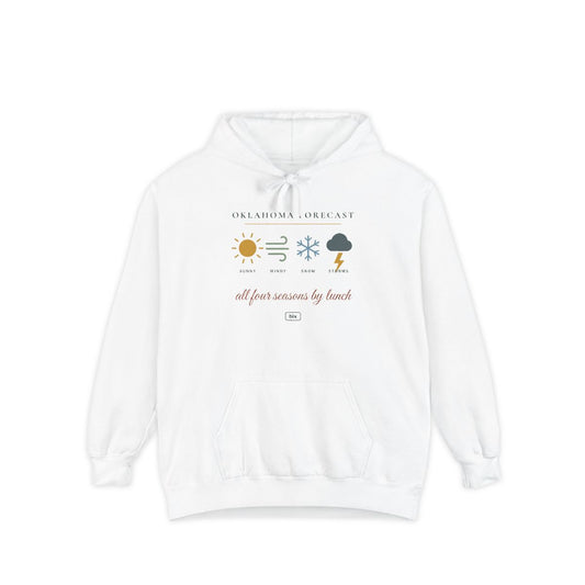 Oklahoma Forecast Hoodie | Comfort Colors in White