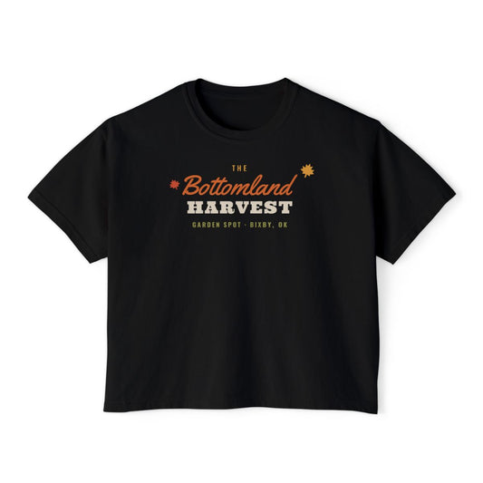 Bottomland Harvest Boxy Comfort Colors Tee in Black
