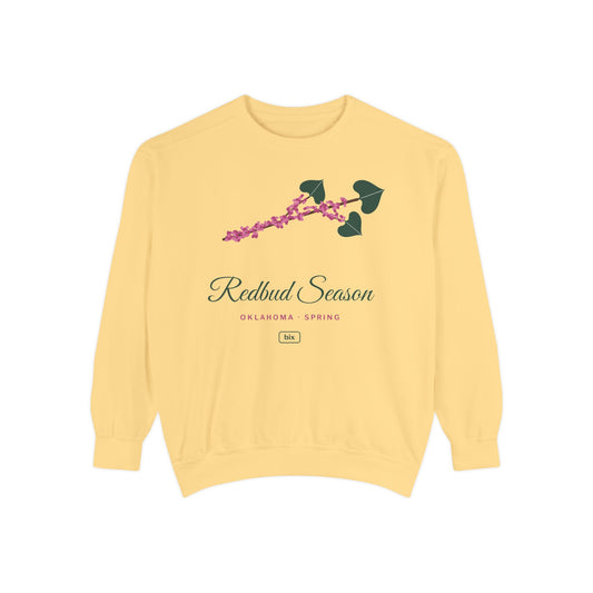 Redbud Season Oklahoma Crewneck Sweatshirt | Comfort Colors