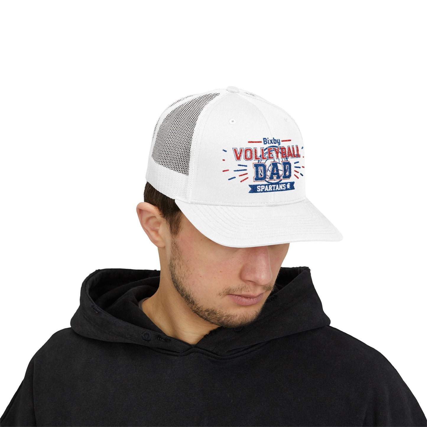 Spartan Volleyball Dad Trucker Snapback