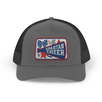 Spartan Cheer Embroidered Trucker Snapback