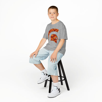 Bixby Spartan Fall Helmet Youth Gildan Tee