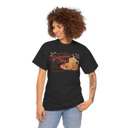 Gingerbread Nog Recipe Tee Holiday Cookie Mug Graphic