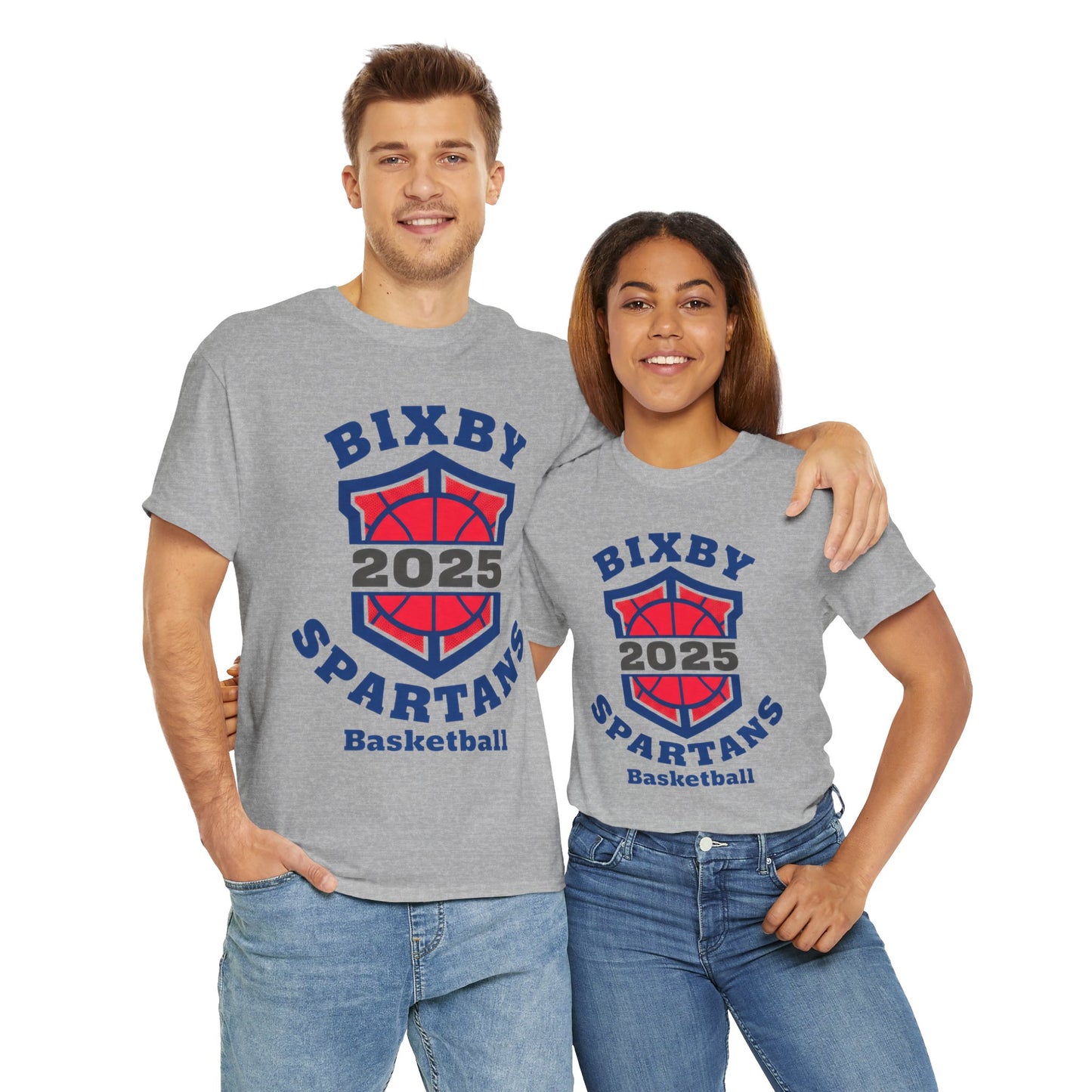 Bixby Spartans Basketball Gildan Tee