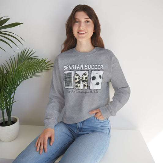 Spartan Tis The Season For Goals Gildan Sweatshirt