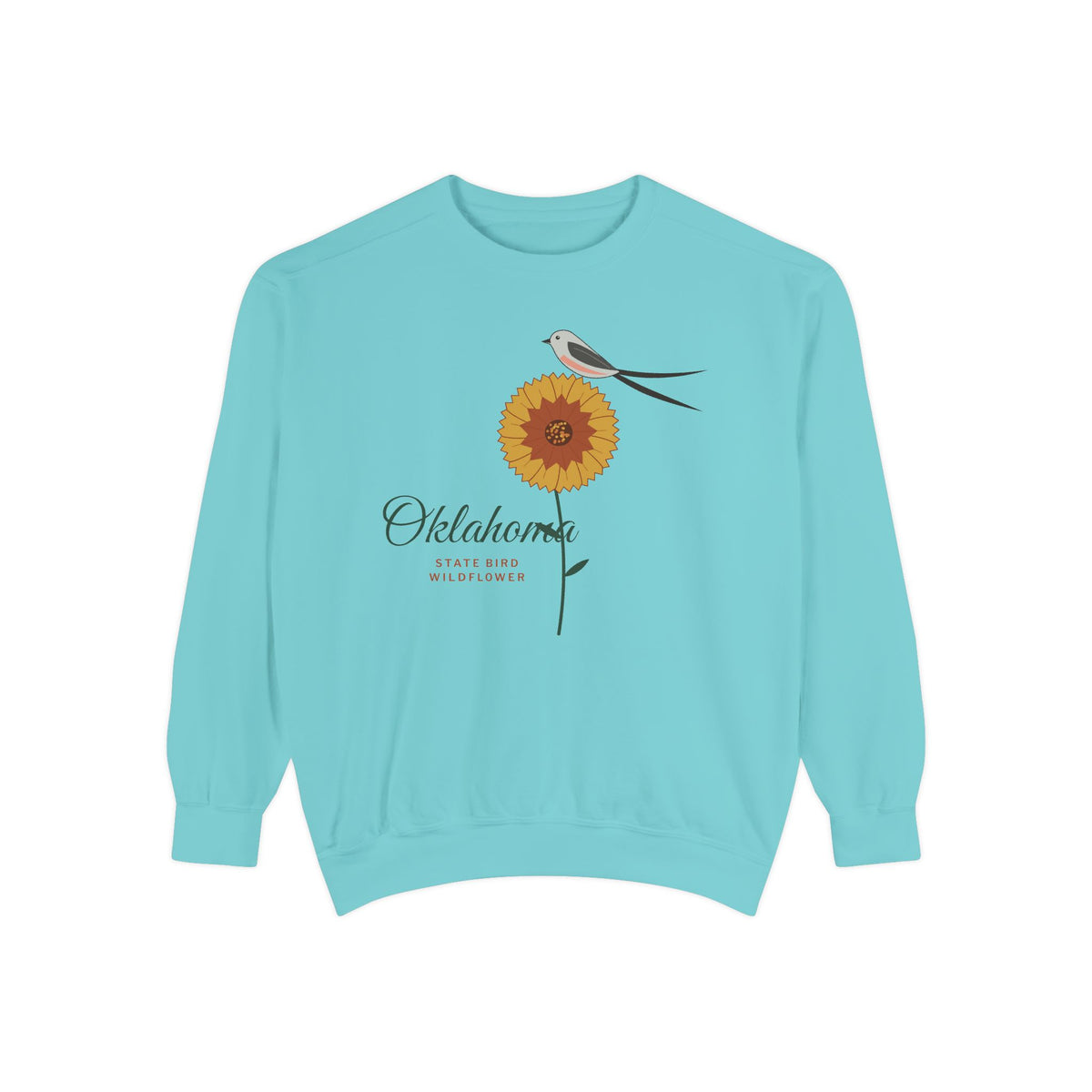 State Bird & Wildflower Oklahoma Crewneck Sweatshirt | Comfort Colors