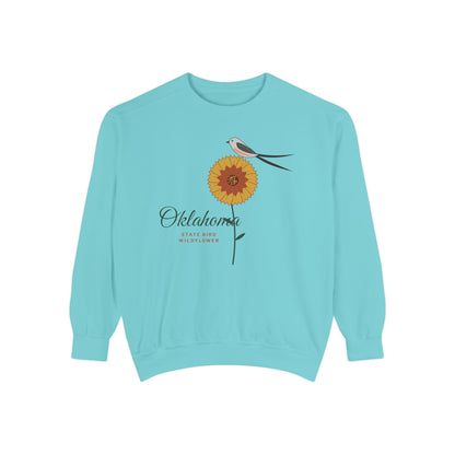 State Bird & Wildflower Oklahoma Crewneck Sweatshirt | Comfort Colors