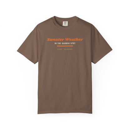 Sweater Weather in the Garden Spot Comfort Colors Tee