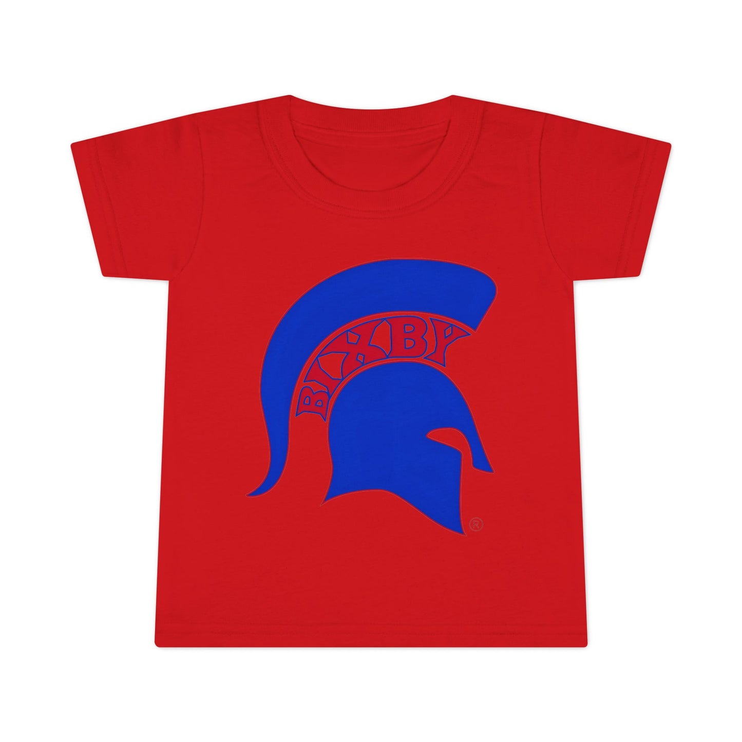 Spartan Blue Logo Toddler Gildan Tee