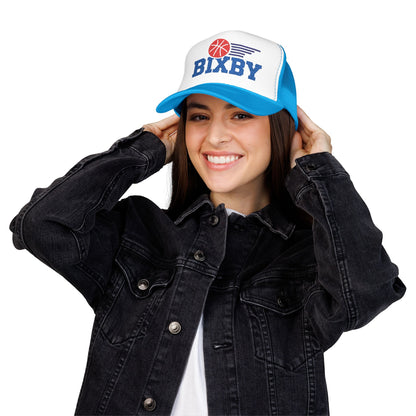 Bixby Spartan Basketball Embroidered Foam Trucker Hat