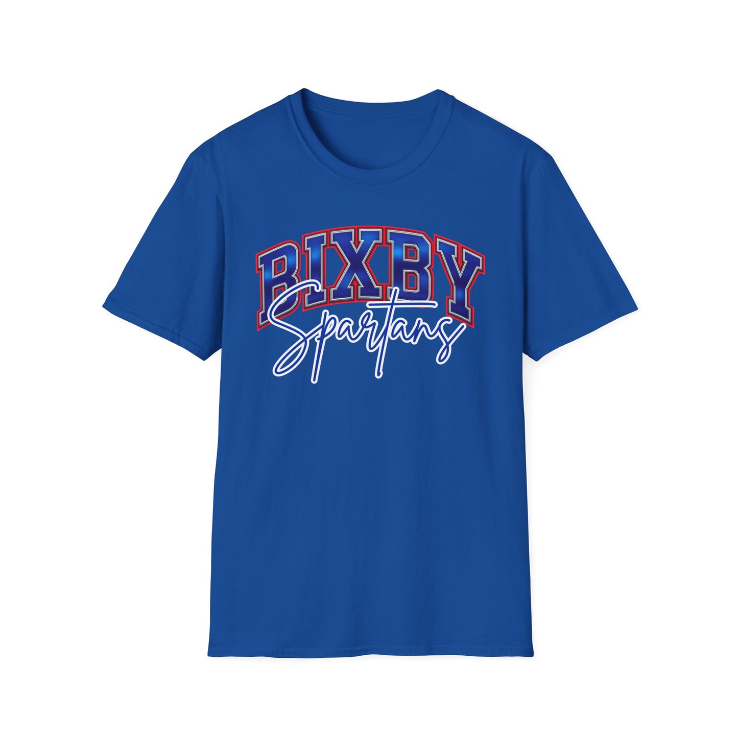 Bixby Spartans School Spirit Softstyle Gildan Tee