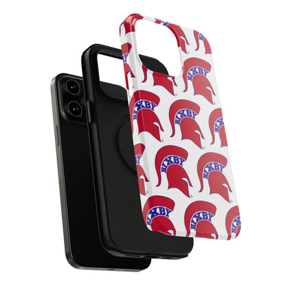 Bixby Spartan Red Logo Impact Resistant iPhone Case