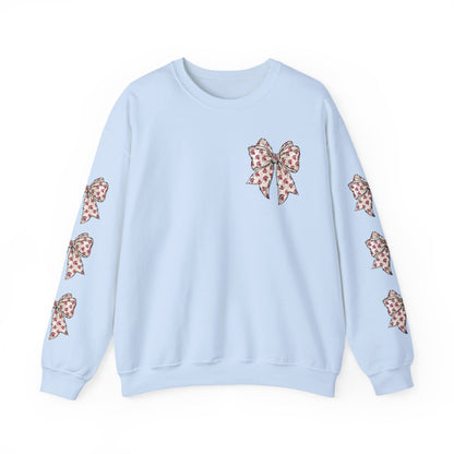 Spartan Bow Pattern Gildan Sweatshirt with Sleeve Print