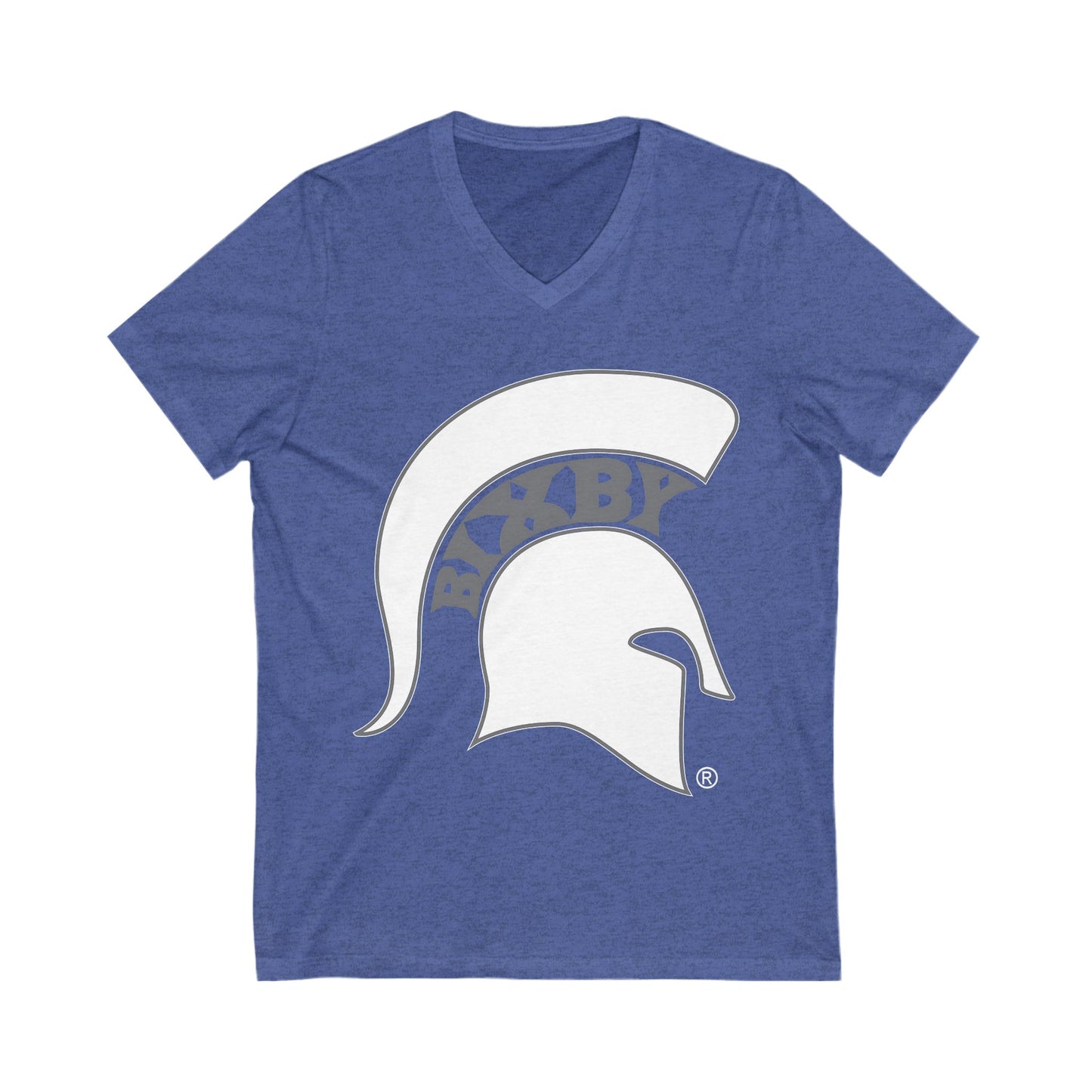 Spartan White Logo Women's Bella + Canvas V-Neck