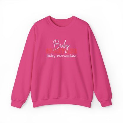 Personalized Embroidered Bixby Spartans Crewneck Sweatshirt