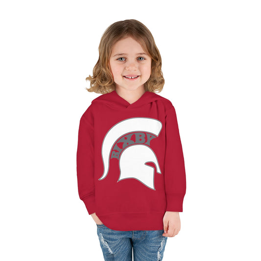 Bixby Spartans White Logo Toddler Rabbit Skins Hoodie