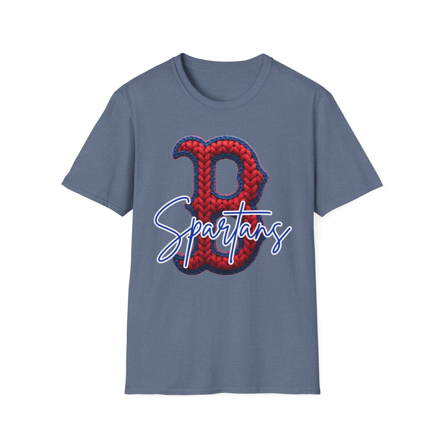 Spartans Script 'B' Logo Softsyle Tee