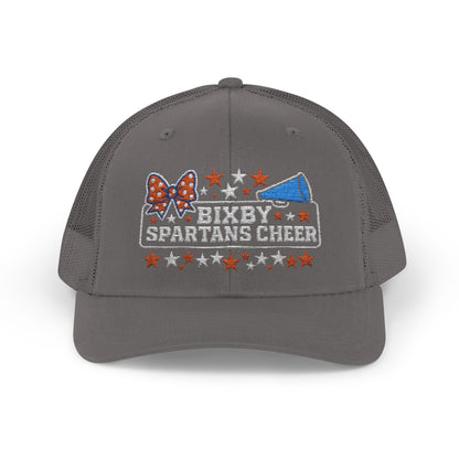 Bixby Spartans Cheer Embroidered Trucker Snapback