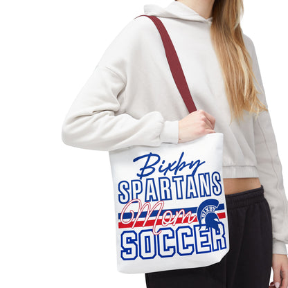 Bixby Spartans Soccer Mom Polyester Tote Bag