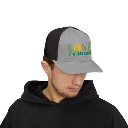 Bixby Spartan Tennis Embroidered Trucker Snapback