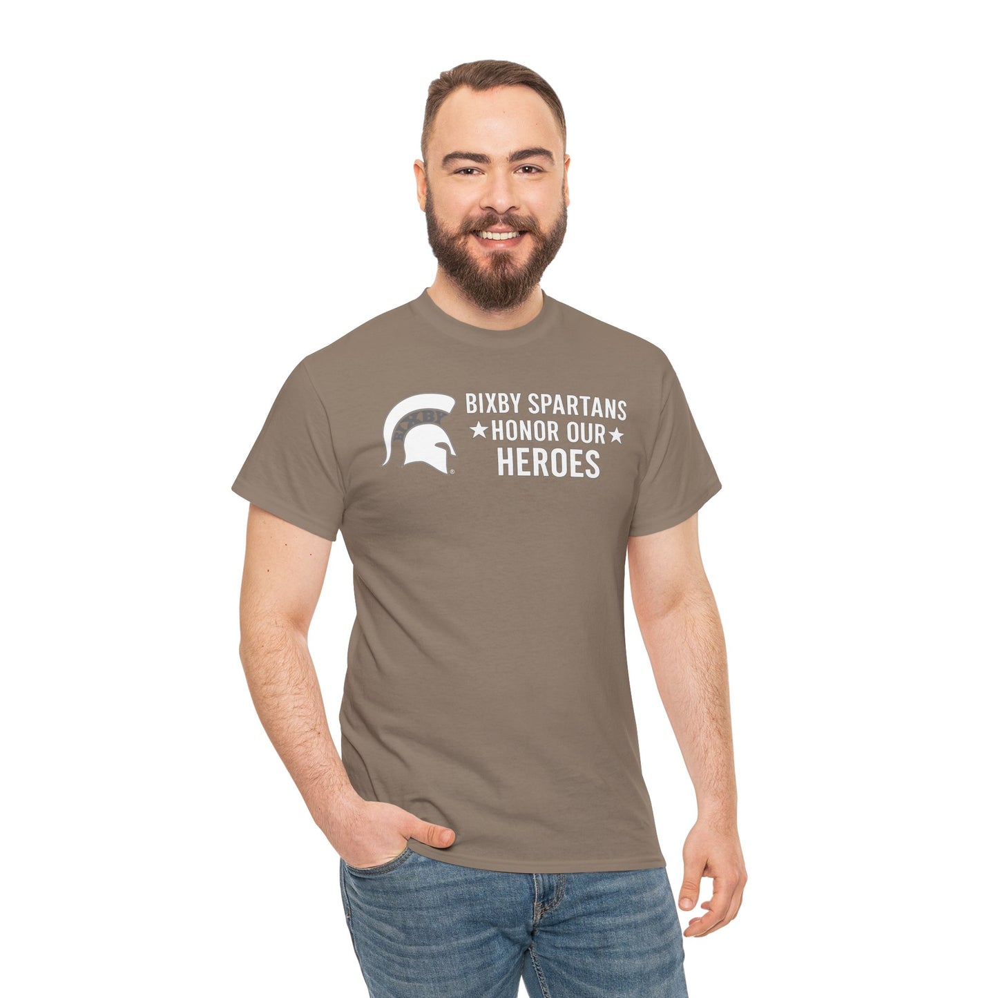 Spartans Honor Our Heroes Military Appreciation Gildan Tee