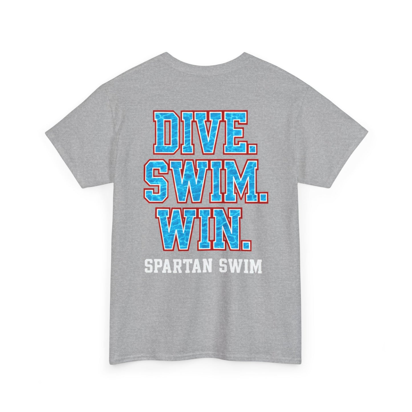 Dive. Swim. Win. Spartan Swim Gildan Tee