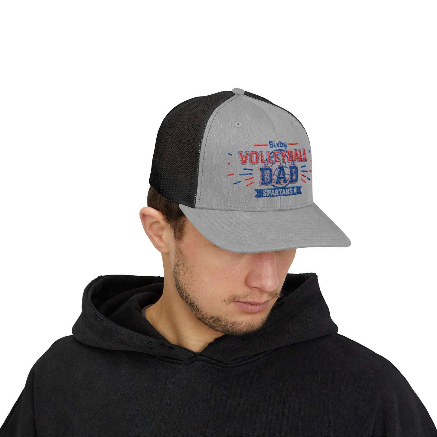 Spartan Volleyball Dad Trucker Snapback