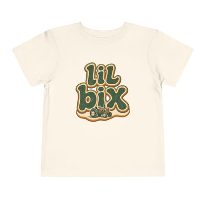 lil bix Groovy Tractor Toddler Tee