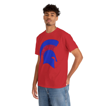 Spartan Blue Logo Gildan Tee