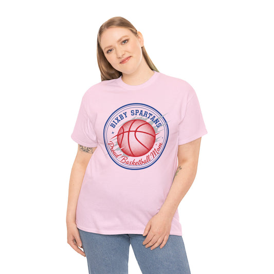 Bixby Spartans Basketball Mom Gildan Tee