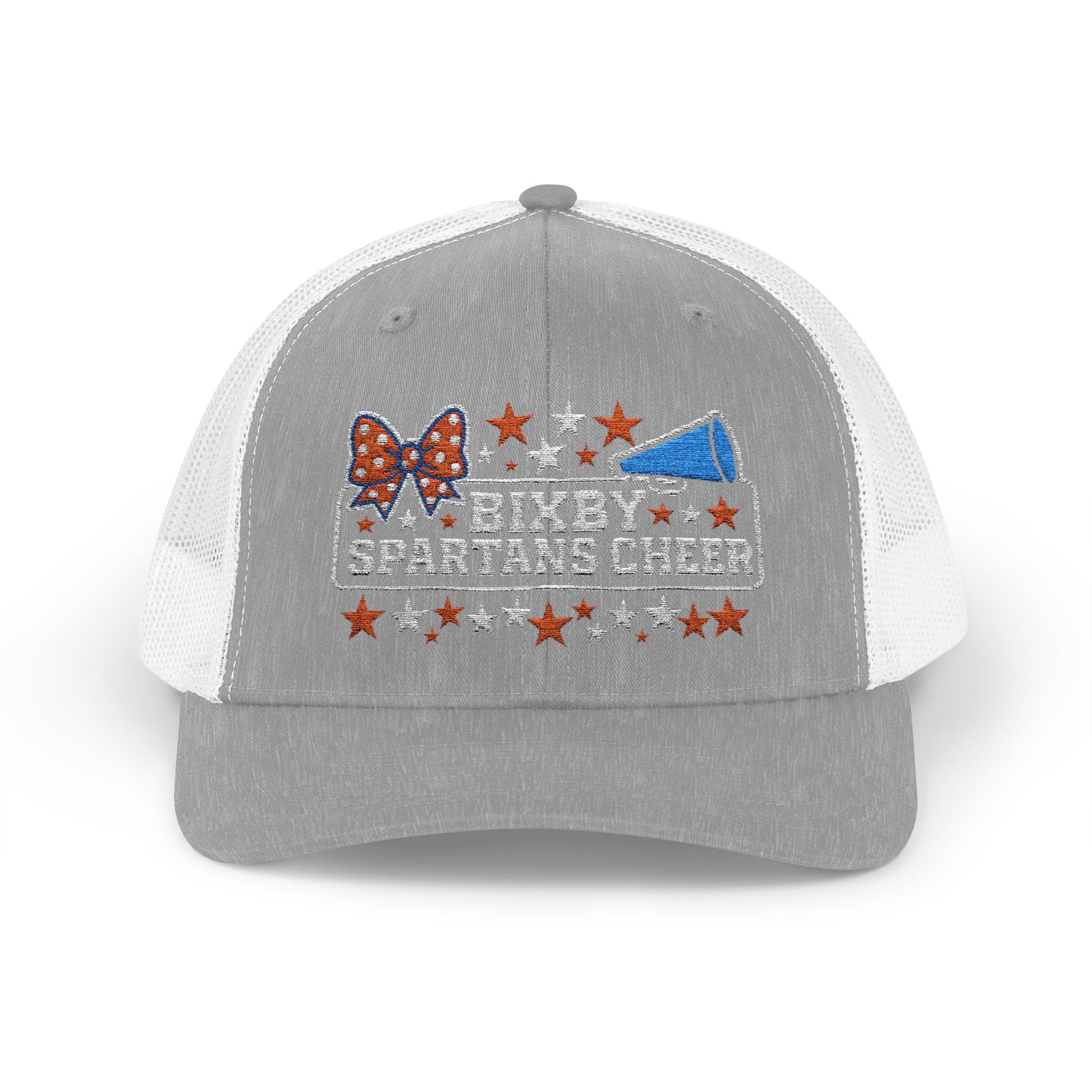 Bixby Spartans Cheer Embroidered Trucker Snapback