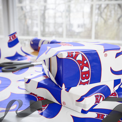 Bixby Spartan Blue Logo Wrapping Paper