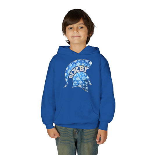 Bixby Spartan Winterfrost Youth Gildan Hoodie