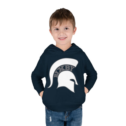 Bixby Spartans White Logo Toddler Rabbit Skins Hoodie