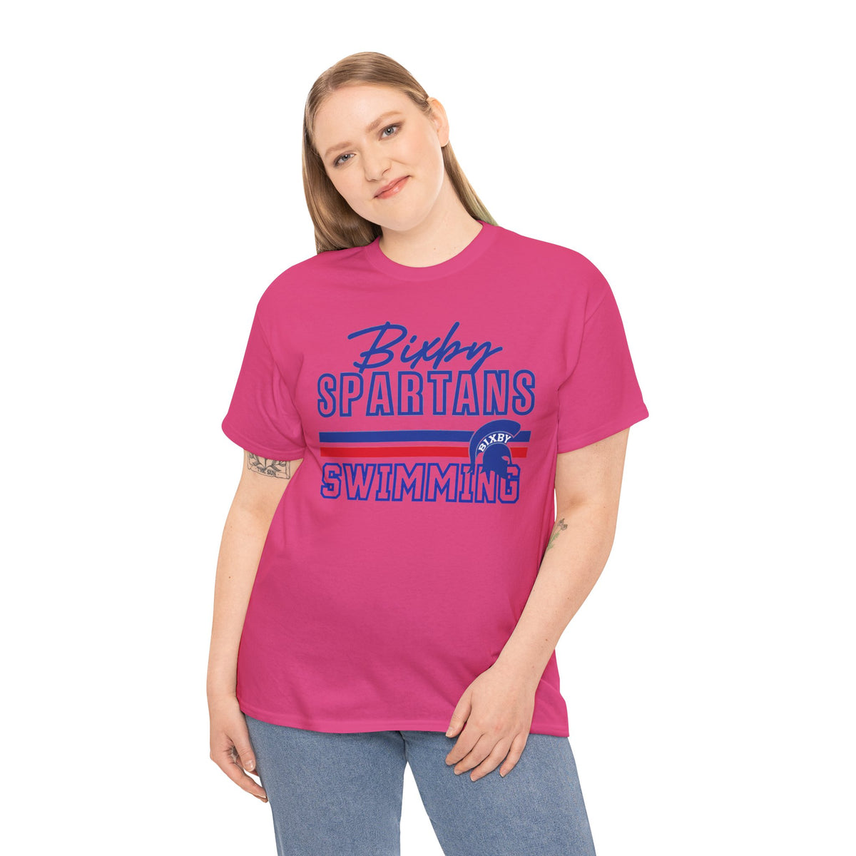 Bixby Spartans Swim Tee