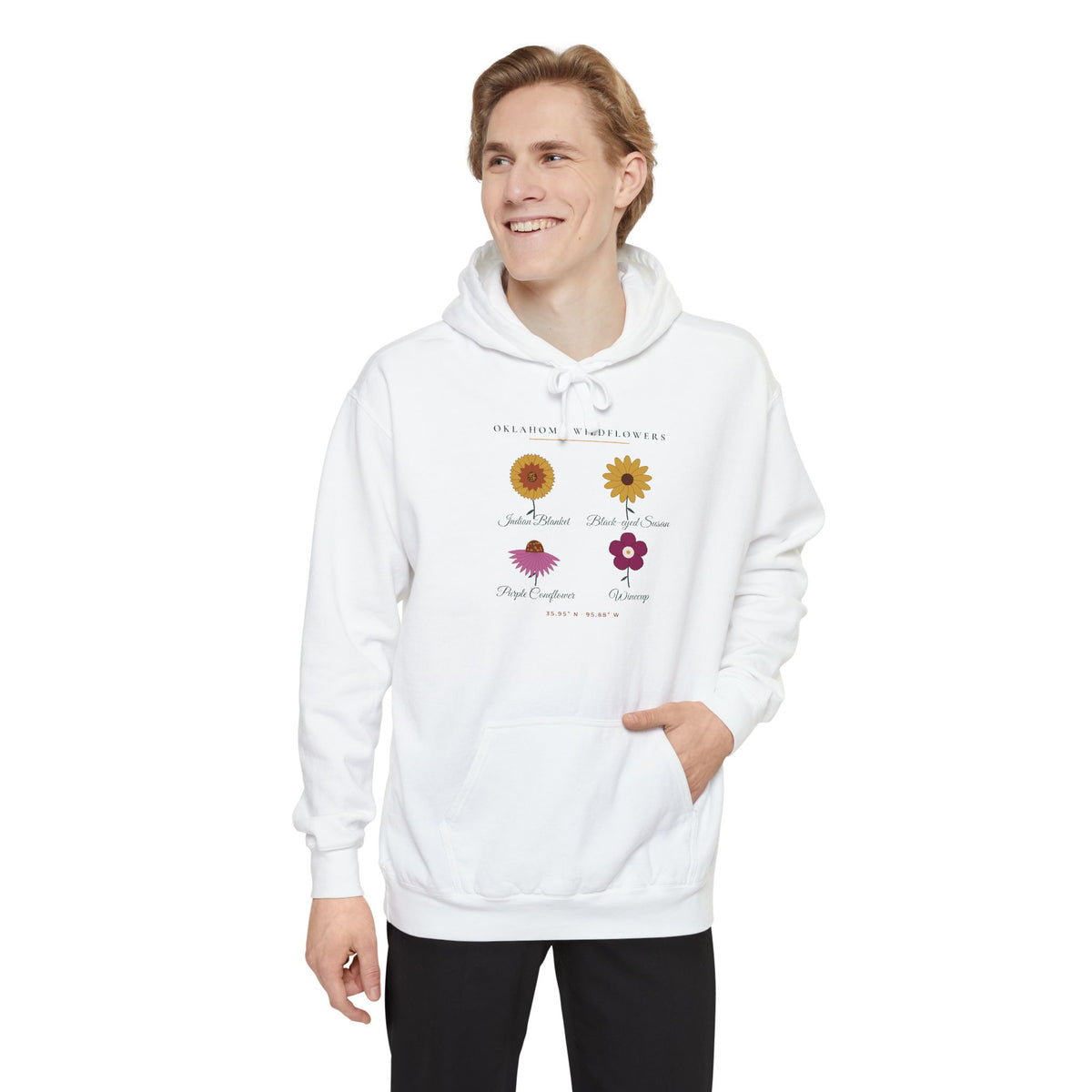 Oklahoma Wildflower Field Guide Hoodie | Comfort Colors