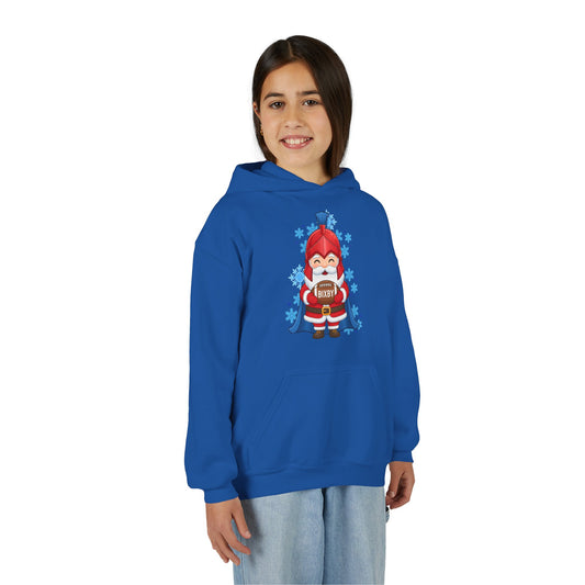 Spartan Football Santa Youth Gildan Hoodie