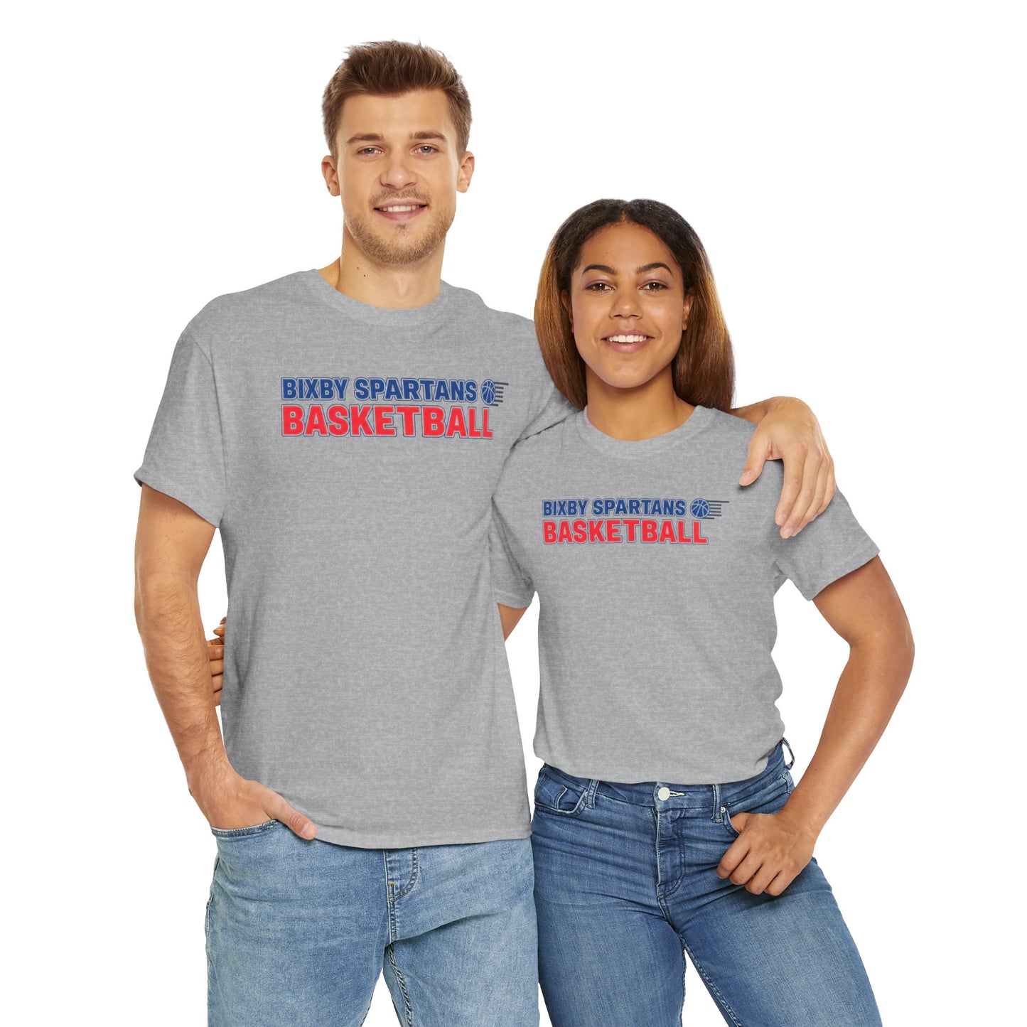 Bixby Spartans Basketball Gildan Tee