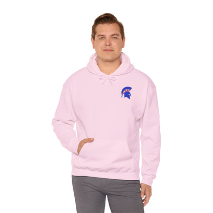 Spartan Blue Logo Gildan Hoodie