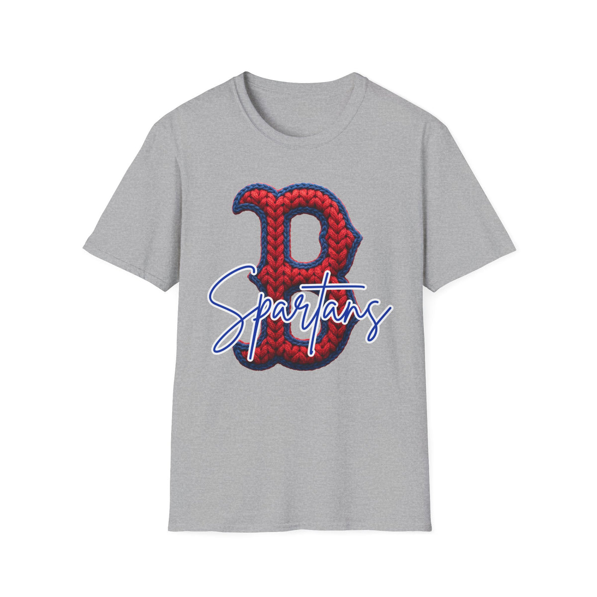 Bixby Spartans Script 'B' Logo Softsyle Tee